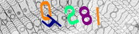 Blue Captcha Image