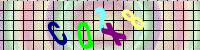 Blue Captcha Image