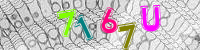 Blue Captcha Image