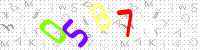 Blue Captcha Image