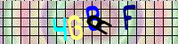 Blue Captcha Image