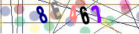 Blue Captcha Image
