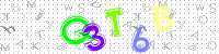 Blue Captcha Image