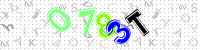 Blue Captcha Image