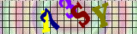 Blue Captcha Image
