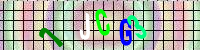 Blue Captcha Image