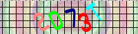 Blue Captcha Image