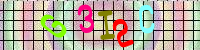 Blue Captcha Image