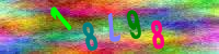 Blue Captcha Image