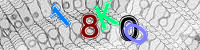 Blue Captcha Image