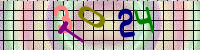 Blue Captcha Image