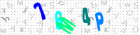 Blue Captcha Image