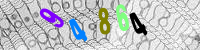 Blue Captcha Image