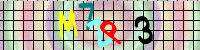 Blue Captcha Image