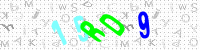 Blue Captcha Image