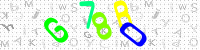 Blue Captcha Image