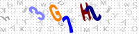 Blue Captcha Image
