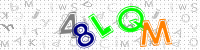Blue Captcha Image