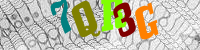 Blue Captcha Image