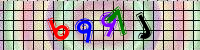 Blue Captcha Image