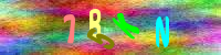 Blue Captcha Image