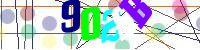 Blue Captcha Image