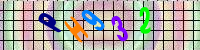 Blue Captcha Image