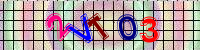 Blue Captcha Image