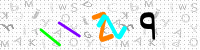 Blue Captcha Image