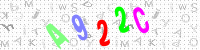 Blue Captcha Image