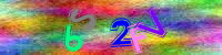 Blue Captcha Image