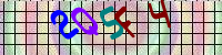 Blue Captcha Image