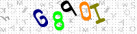 Blue Captcha Image