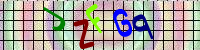 Blue Captcha Image
