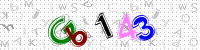Blue Captcha Image