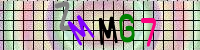 Blue Captcha Image