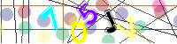 Blue Captcha Image