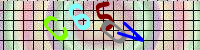 Blue Captcha Image