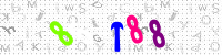 Blue Captcha Image