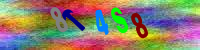 Blue Captcha Image
