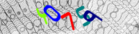Blue Captcha Image