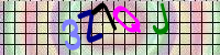 Blue Captcha Image