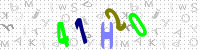 Blue Captcha Image