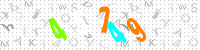 Blue Captcha Image
