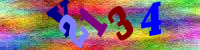 Blue Captcha Image