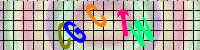 Blue Captcha Image