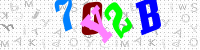 Blue Captcha Image