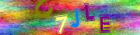 Blue Captcha Image