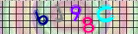 Blue Captcha Image