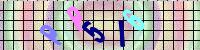 Blue Captcha Image